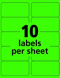 Avery® High-Visibility Shipping Labels, AVE5976, 2