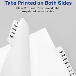 Avery® Individual Legal Dividers Avery® Style, Letter Size, Side Tab #12, Pack Of 25