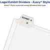 Avery® Individual Legal Dividers Avery® Style, Letter Size, Side Tab #24, White Dividers/White Tabs