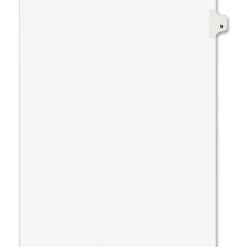 Avery® Individual Legal Dividers Avery® Style, Letter Size, Side Tab B, Pack Of 25