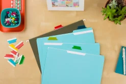 Avery® Insertable Self-Adhesive Index Tabs With Printable Inserts, 1