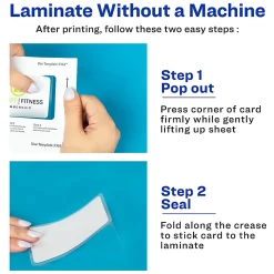 Avery® Laminated I.D. Cards, Box Of 30