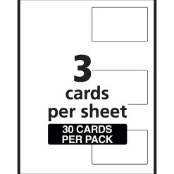 Avery® Laminated I.D. Cards, Box Of 30