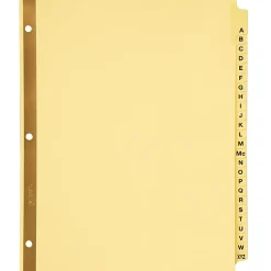 Avery® Laminated Preprinted Dividers, A-Z Tabs, 8 1/2