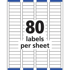 Avery® Laser Address Labels With Sure Feed® Technology, Return, AVE5967, 1/2