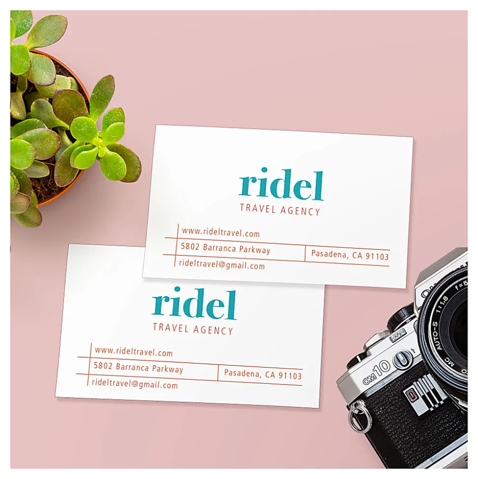 Avery® Laser Microperforated Business Cards, 2" x 3 1/2", White, Pack of 2,500