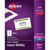 Avery® Laser Name Badge Inserts, 2 1/4" x 3 1/2", 5390, Box Of 400