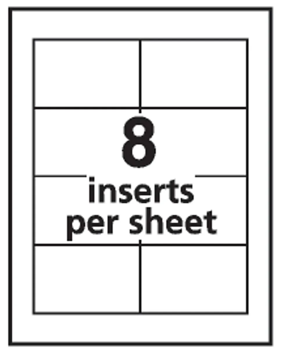 Avery® Laser Name Badge Inserts, 2 1/4" x 3 1/2", 5390, Box Of 400