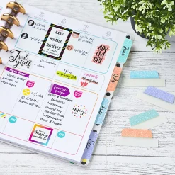 Avery® Luxe Collection™ Ultra Tabs®, 2-1/2" x 1", Assorted Pastel Sparkle Designs, Pack Of 16 Tabs