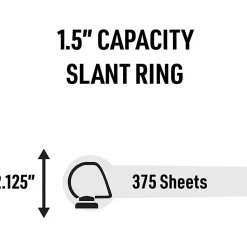 Avery® Magnetic Hanging Binder Rings, 1 1/2