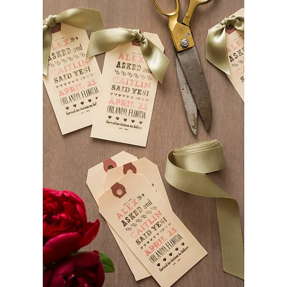 Avery® Manila "G" Shipping Tags - 2.75" Length x 1.37" Width - Rectangular - 1000 / Box - Manila