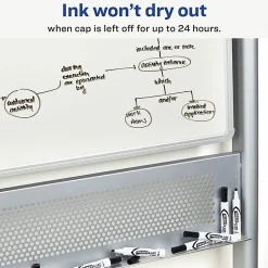 Avery® Marks A Lot® Dry Erase Markers, Chisel Tip, Desk-Style, Assorted, Pack Of 8 Markers