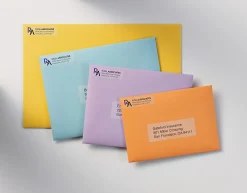 Avery® Matte Return Address Labels With Sure Feed® Technology, 8667, Rectangle, 1/2" x 1-3/4", Clear, Pack Of 2,000