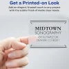 Avery® Matte Shipping Labels With Sure Feed® Technology, 5663, Rectangle, 2" x 4", Clear, Pack Of 500