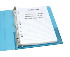 Avery® Mini Binder Filler Paper, Fits 3-Ring/7-Ring Binders, 5-1/2" x 8-1/2", College Ruled, Pack of 100 Sheets