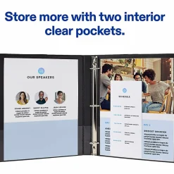 Avery® Mini Durable View 3-Ring Binder, 1/2