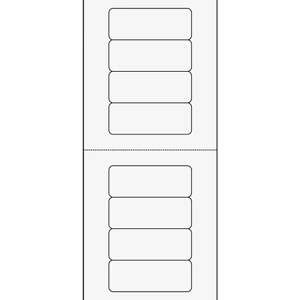 Avery® Mini-Sheets® Address Labels, 2160, Rectangle, 1" x 2-5/8", White, Pack Of 200 Labels