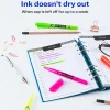 Avery® Pen Style Highlighters, Chisel Point Style, Assorted Fluorescent, Pack Of 4