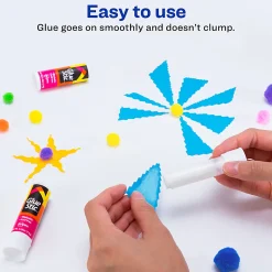 Avery® Permanent Glue Stic Value Pack, White, 0.26 oz., Pack Of 18 Sticks