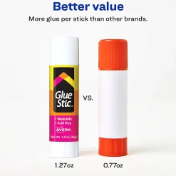 Avery® Permanent Glue Stic™, Washable, Non-Toxic, 1.27oz, 6 Total Glue Sticks