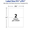 Avery® Permanent Shipping Labels with TrueBlock® Technology, 5292, 4" x 6", White Pack Of 20