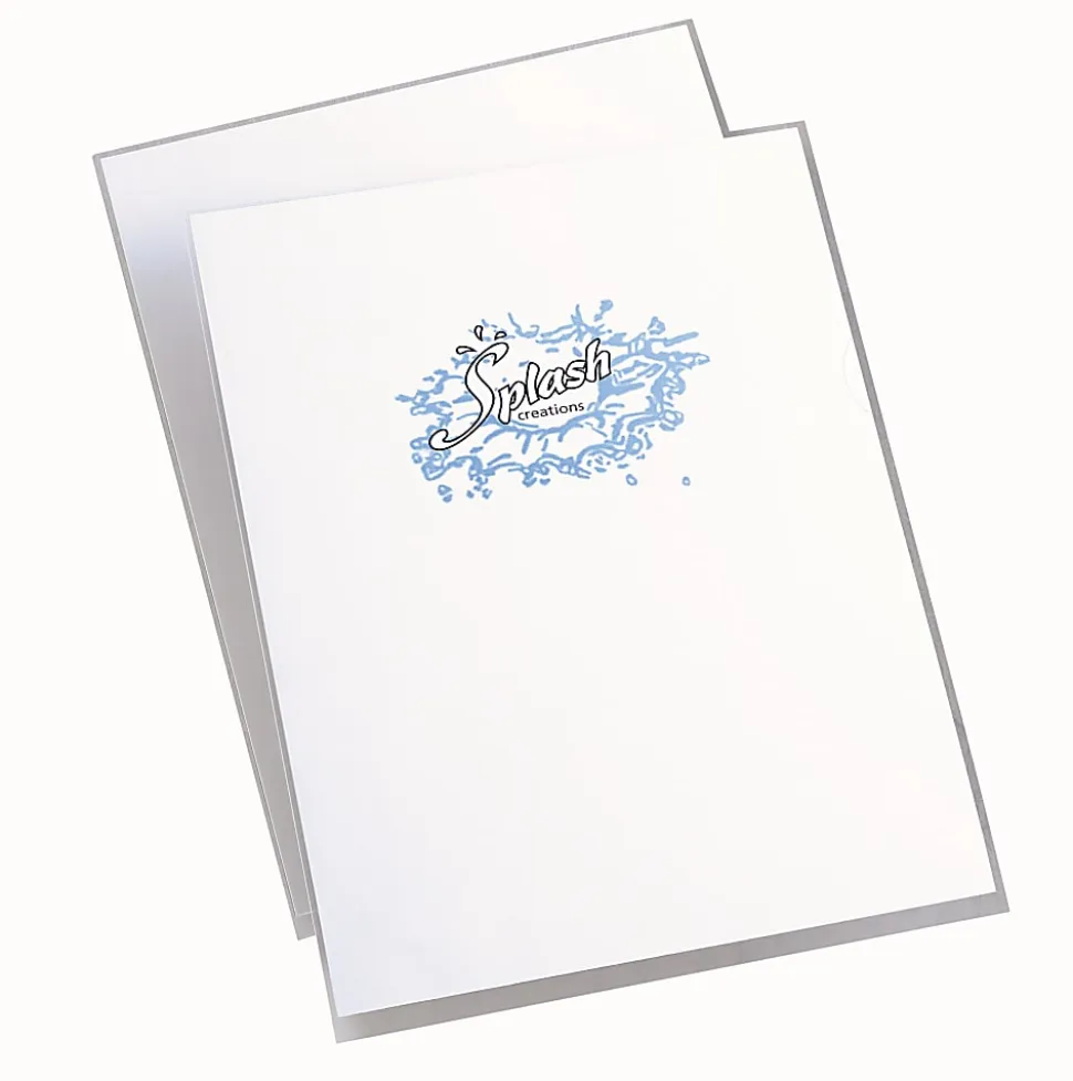 Avery® Plastic Document Sleeves, 8 1/2" x 11", Holds Up To 20 Sheets, Clear, Pack Of 12