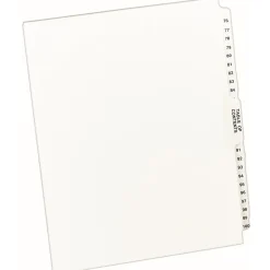 Avery® Premium Collated Legal Dividers Avery® Style, Side-Tab, 76-100 & Table Of Contents, 8 1/2