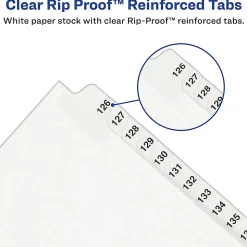 Avery® Premium Collated Legal Dividers Avery® Style, Side-Tab, 76-100 & Table Of Contents, 8 1/2
