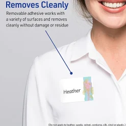 Avery® Printable Adhesive Name Badges/Preprinted Designs, Rectangle, S00-EVS, 2-1/3