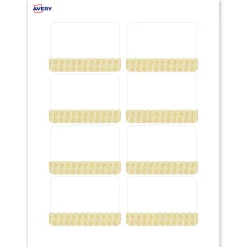 Avery® Printable Adhesive Name Badges With Preprinted Designs, Rectangle, S00-EX6, 2-1/3