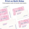 Avery® Printable Clean Edge® Business Cards With Sure Feed® Technology For Inkjet Printers, 2" x 3-1/2", White, Pack Of 120 Blank Cards