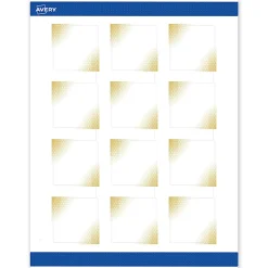 Avery® Printable Labels With Sure Feed® Technology, S00-EWA, Square, 2