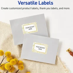Avery® Printable Labels With Sure Feed® Technology, S00-EVX, Rectangle, 2