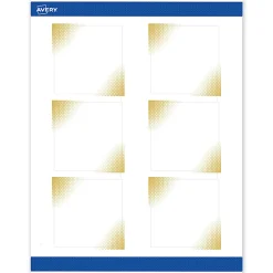 Avery® Printable Labels With Sure Feed® Technology, S00-ETG, Rectangle, 4
