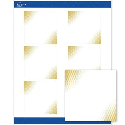 Avery® Printable Labels With Sure Feed® Technology, S00-ETG, Rectangle, 4