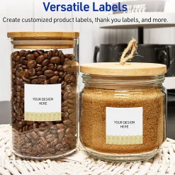 Avery® Printable Labels With Sure Feed® Technology, S00-EX5, Square, 3