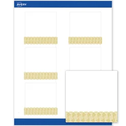 Avery® Printable Labels With Sure Feed® Technology, S00-EX5, Square, 3