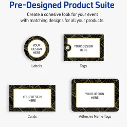 Avery® Printable Labels With Sure Feed® Technology, S00-ETY, Rectangle, 4