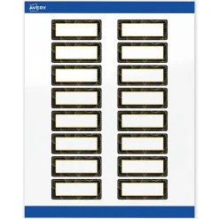 Avery® Printable Labels With Sure Feed® Technology, S00-ETX, Rectangle, 1