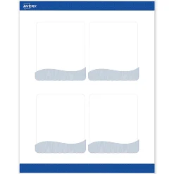 Avery® Printable Labels With Sure Feed® Technology, S00-EVC, 1
