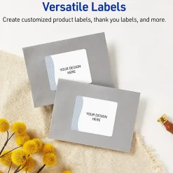 Avery® Printable Labels With Sure Feed® Technology, S00-EVC, 1