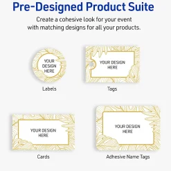 Avery® Printable Labels With Sure Feed® Technology, S00-EVW, Rectangle, 4