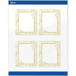 Avery® Printable Labels With Sure Feed® Technology, S00-EVW, Rectangle, 4