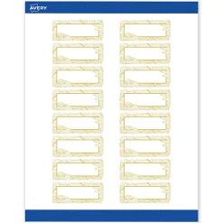 Avery® Printable Labels With Sure Feed® Technology, S00-EVV, Rectangle, 1