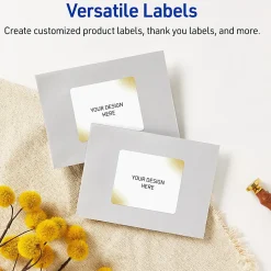Avery® Printable Labels With Sure Feed® Technology, S00-EWD, Rectangle, 4