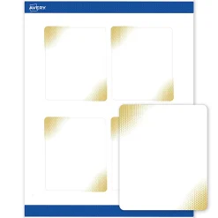 Avery® Printable Labels With Sure Feed® Technology, S00-EWD, Rectangle, 4