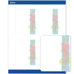 Avery® Printable Labels With Sure Feed® Technology, S00-EVD, 4