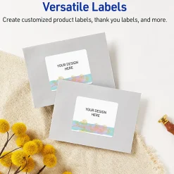 Avery® Printable Labels With Sure Feed® Technology, S00-EVD, 4