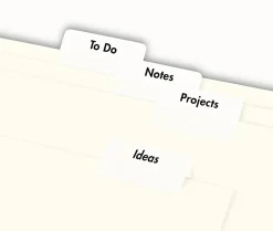 Avery® Printable Self-Adhesive Tabs, White, Pack Of 80