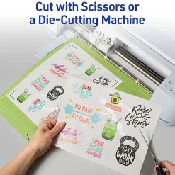 Avery® Printable Sticker Paper For Laser & Inkjet Printers, 8.5